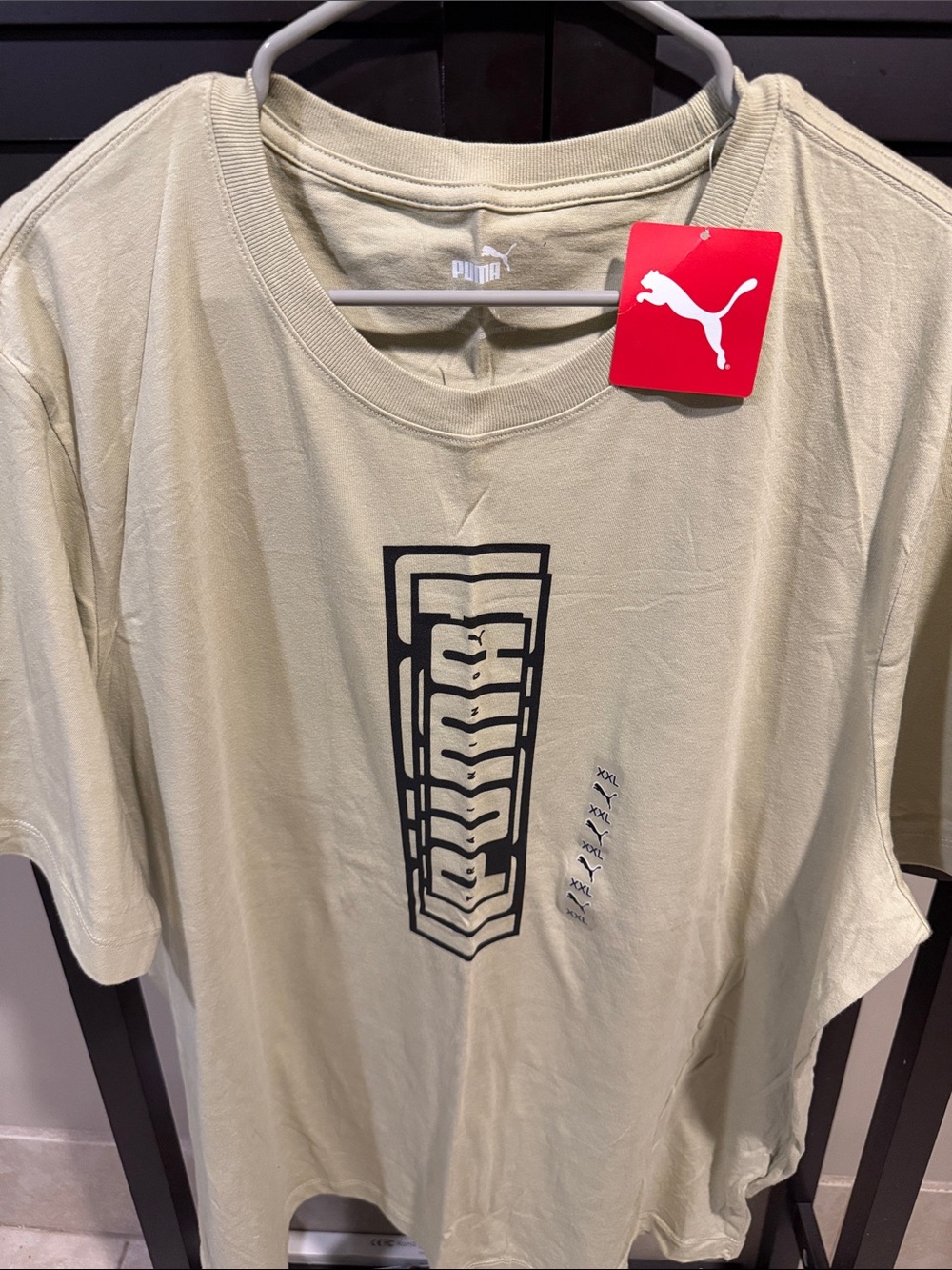 Puma Men’s Sage Green Short-Sleeve Graphic Tee